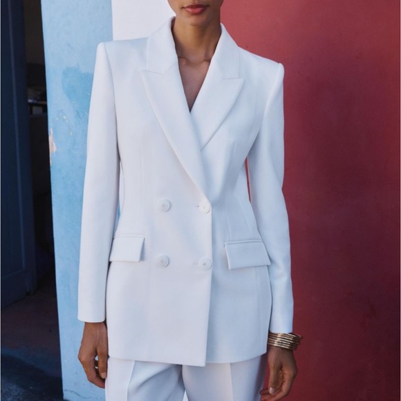 Nwt- Zara- Double-Breasted Blazer-XL - Picture 1 of 7